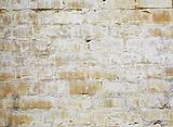 Dilapidated brick wall