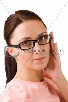 Beautifull girl in glasses