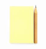 Blank yellow sticky note