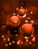 Christmas Background with Golden details