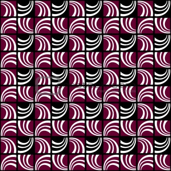Seamless decorative fancy pattern. Checked design.