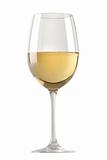 White wine glass