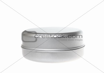 Round metal box