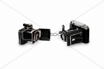 Two old cameras