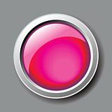 abstract shiny pink button