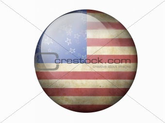 grunge American Flag