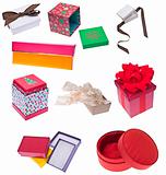 Collection of Holiday Gift Boxes