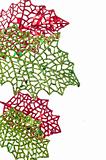 Abstract Leaf Holiday Background