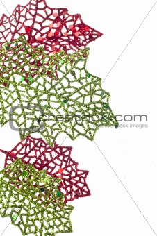 Abstract Leaf Holiday Background