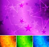 Vibrant star backgrounds