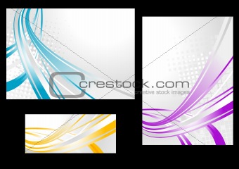 Abstract backgrounds and banner