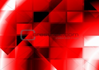 Vibrant abstraction with squares