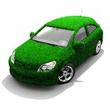The metaphor of the green eco-friendly car