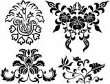 floral emblem design