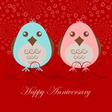 Happy Anniversary Two Love Birds