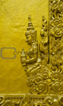 Golden statue of Buddha