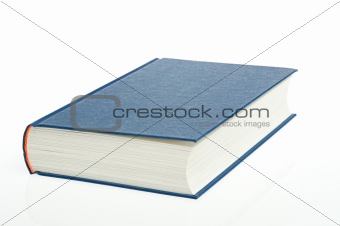 book with blue cover