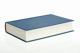 book with blue cover