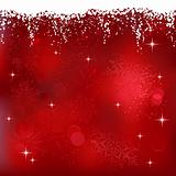 Abstract red winter, Christmas background