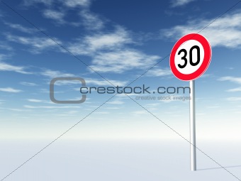 speed limit thirty