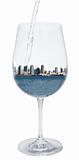 City in a wineglass