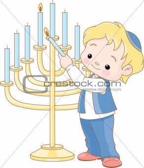 Cartoon Jewish Boy