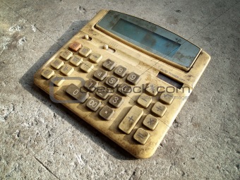 Dirty old calculator