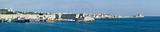 Rhodes harbour panorama