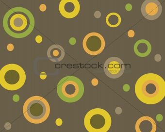 Retro circles background