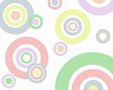 Pastel circles background