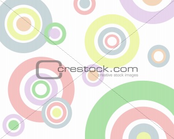 Pastel circles background