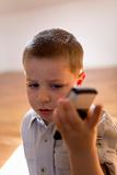 Child with mobile phone