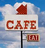 Cafe Eat Sign