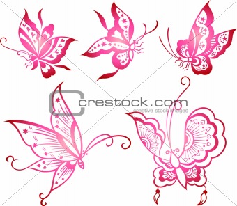 butterfly icon design