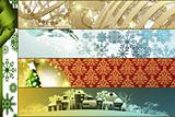 Gold Christmas collage