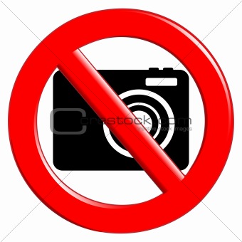 No photography allowed