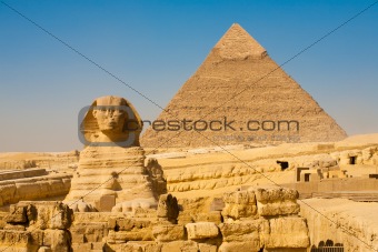 Sphinx Khafre Giza Pyramids Classic