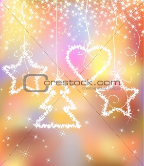 light vector abstract sparkle color christmas background
