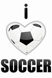 i love soccer