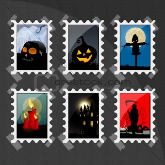 halloween stamps