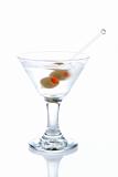 Classic Martini with olives