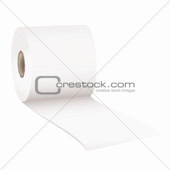 Toilet rolled