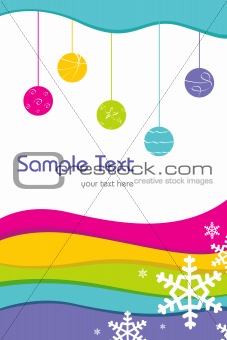 colorful sample card