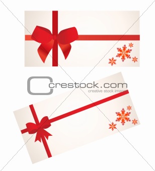 Red Bow vector illustration  