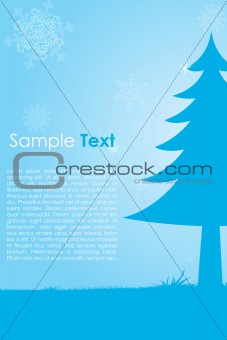 christmas card with sample text