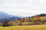 Carpathians mountain in autumn