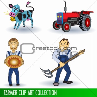 Farmer Clip Art Collection