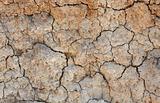 Clay cracked earth - natural background