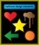 halftone design elements