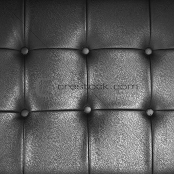 Black leather finished furniture